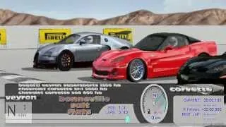 Corvette ZR-1 vs Bugatti Veyron Supersport 720 HD