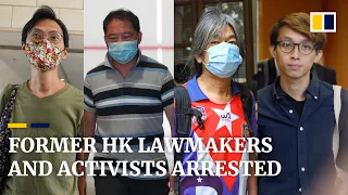 Former Hong Kong lawmakers among eight opposition activists arrested over illegal assembly