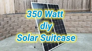 How to make Solar panel suitcase! DIY