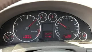 Audi A6 1.8 T multitronic acceleration 0-130 km/h