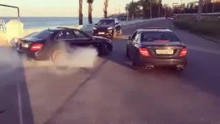 Mercedes c63 going crazy