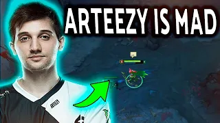 Arteezy Got MAD and that's why...