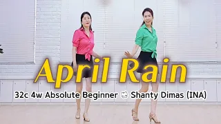 April Rain Line Dance | Absolute Beginner | #올드팝송 #초급라인댄스 #linedance #국금선라인댄스 #성남위례라인댄스