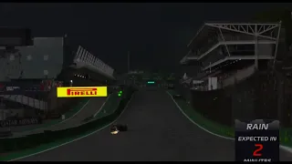 Leclerc driving at sunset while Verstappen driving to the storm | F1 Skyfall