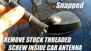 Repair Broken Car Antenna 📶 That Snapped Off