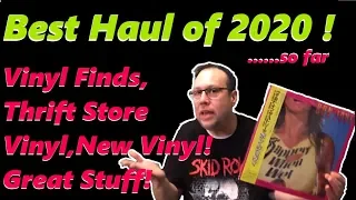 Best Haul of 2020...So Far! Vinyl Finds, Thrift Store Finds, GREAT STUFF!