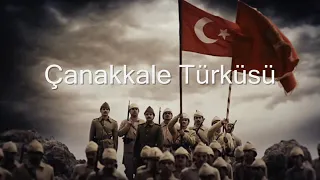 Çanakkale içinde aynalı çarşı, ana ben gidiyorum düşmana karşı ....