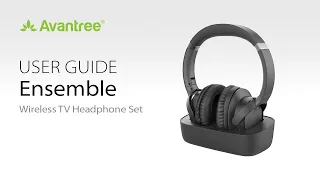 Amazon Best Seller Wireless TV Headphones - Avantree Ensemble Step-by-Step Setup Guide