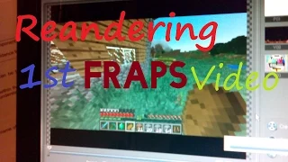 Rendering a Minecraft video recorded with Fraps