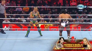 Rhea Ripley Vs Ivy Nile Campeonato Mundial Femenino Parte 1 - WWE Day 1 Raw 01/01/2024 (En Español)