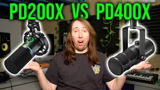 Maono PD200X vs PD400X USB/XLR Mic Comparison and Review!