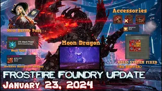 Blade & Soul - Frostfire Foundry Jan 23 Patch Preview:New Dungeon,Accs,Weapon.Relic System FIXED!