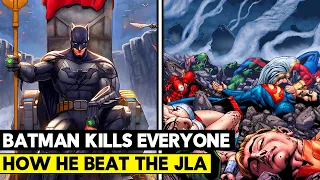 HOW BATMAN BEAT THE ENTIRE JUSTICE LEAGUE! EVERY CONTINGENCY PLAN EXPLAINED!