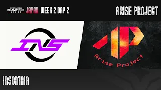 INSOMNIA vs ARISE PROJECTl 2024 OWCS JAPAN WEEK2 DAY2