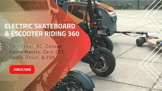 Electric Skateboard & Scooter Riding in Vancouver, BC