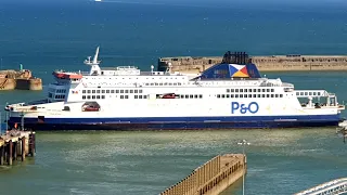 P&O Ferries PRIDE OF KENT last EVER sailing