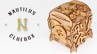 Cluebox - Captain Nemo's Nautilus. Escape Room in a box. Kickstarter