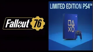 Fallout 76 Announced With First Teaser Trailer. Days of Play New Limited Edition PS4.