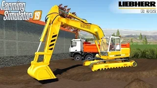 Farming Simulator 19 - LIEBHERR R 902 EXCAVATOR Digging Soil