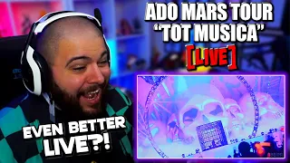 Pianist FIRST TIME REACTION! - Ado "Tot Musica" LIVE Mars Tour