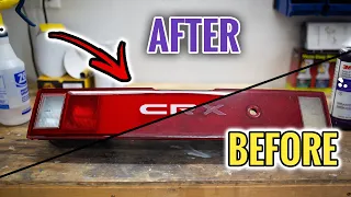 How To Restore a Honda CRX Center Garnish