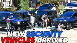 PERSONAL SECURITY KI GARIYAAN AGAYI🔥 | GTA 5 | Real Life Mods #479 | URDU |