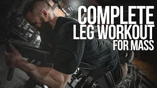 Hypertrophy Coach Full Leg Workout for Huge Quads Hams and Glutes