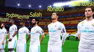 Neymar, Salah, Pogba, Hazard, Lewandowski, De Gea, going to Real Madrid? | FCB vs RM | PES PC