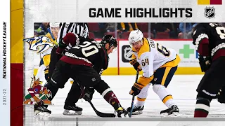 Predators @ Coyotes 1/8/22 | NHL Highlights