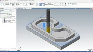 Tutorial MasterCam -2D High Speed Toolpath- Dynamic Mill