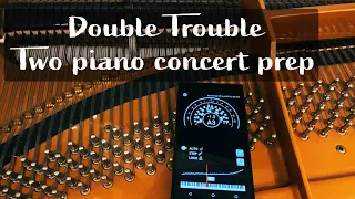 Double Pianos Concert Prep.