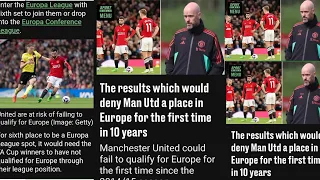 The results which would deny Man Utd a place in Europe for the first time in 10 years