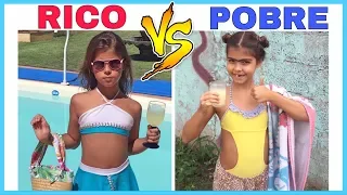 RICO VS POBRE #2 NA PISCINA | NICOLE DUMER