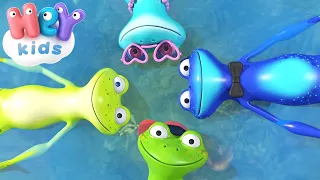 The Green Frog song 🐸 Baby songs and nursery rhymes - HeyKids