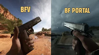 Battlefield V vs Battlefield Portal (1942) Weapon Comparison