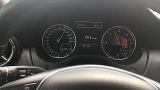 Mercedes Benz A180 cdı Top Speed