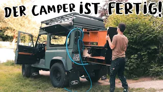 Der ultimative DEFENDER-CAMPER IST FERTIG | Camper Ausbau Defender 90