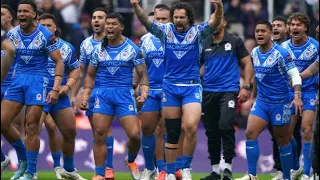 ENGLAND VS SAMOA RLWC2021 | TOA SAMOA PERFORM SIVA TAU 🇼🇸