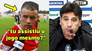 JOGADORES E TREINADORES QUE DERAM FORA EM REPÓRTERES (PARTE 2)