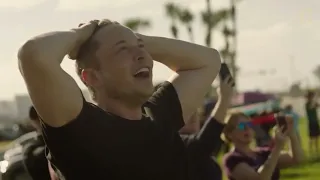 Реакция Илона Маска на запуск Falcon Heavy Elon Musk's reaction ⚡️REVERSE⚡️