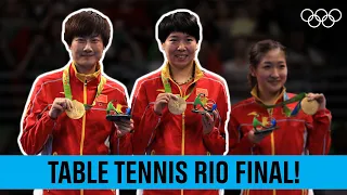 Women's Table Tennis 🏓Final at Rio 2016!