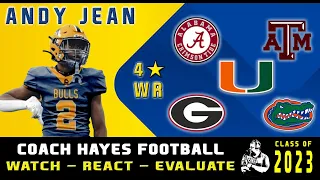 4⭐ WR | Andy Jean Highlights | Best route runner in the class of 2023 #WRE