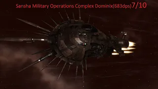 Sansha Military Operations Complex Dominix(683dps)7/10