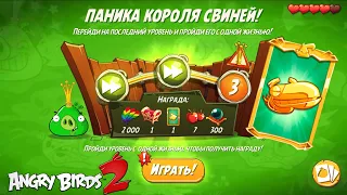 King Pig Panic/Паника короля свиней! 28/08/2022 Angry Birds 2.