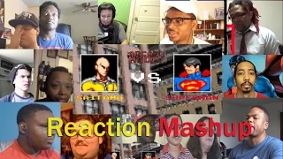 SAITAMA ONE PUNCH MAN vs  SUPERMAN  ARCADE MODE!   REACTION MASHUP