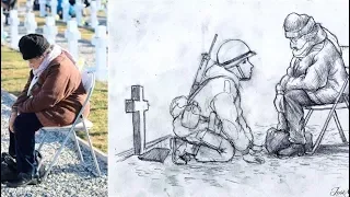 "Él estaba ahí": la historia detrás del conmovedor dibujo de Malvinas - Café de la Tarde