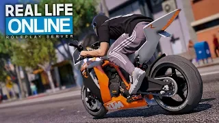 Mit der KTM abhauen! 😎 - GTA 5 Real Life Online