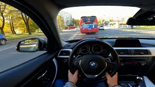 BMW 320d  2013 POV Test Drive @DRIVEWAVE1