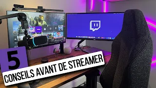 5 choses à savoir avant de commencer à STREAMER