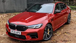 Even Better! NEW BMW M5 Competition LCI 0-62 in 2.99 seconds! Road and track Review 2021